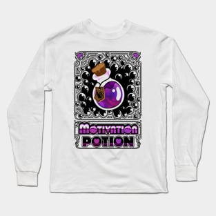 Motivation Potion Card Long Sleeve T-Shirt